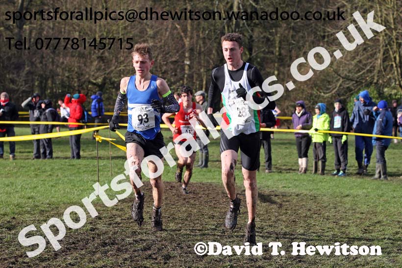 Mens under-17 Northern Cross Country Champs., Witton Park, Blackburn. Photo: David T. Hewitson/Sports for All Pics